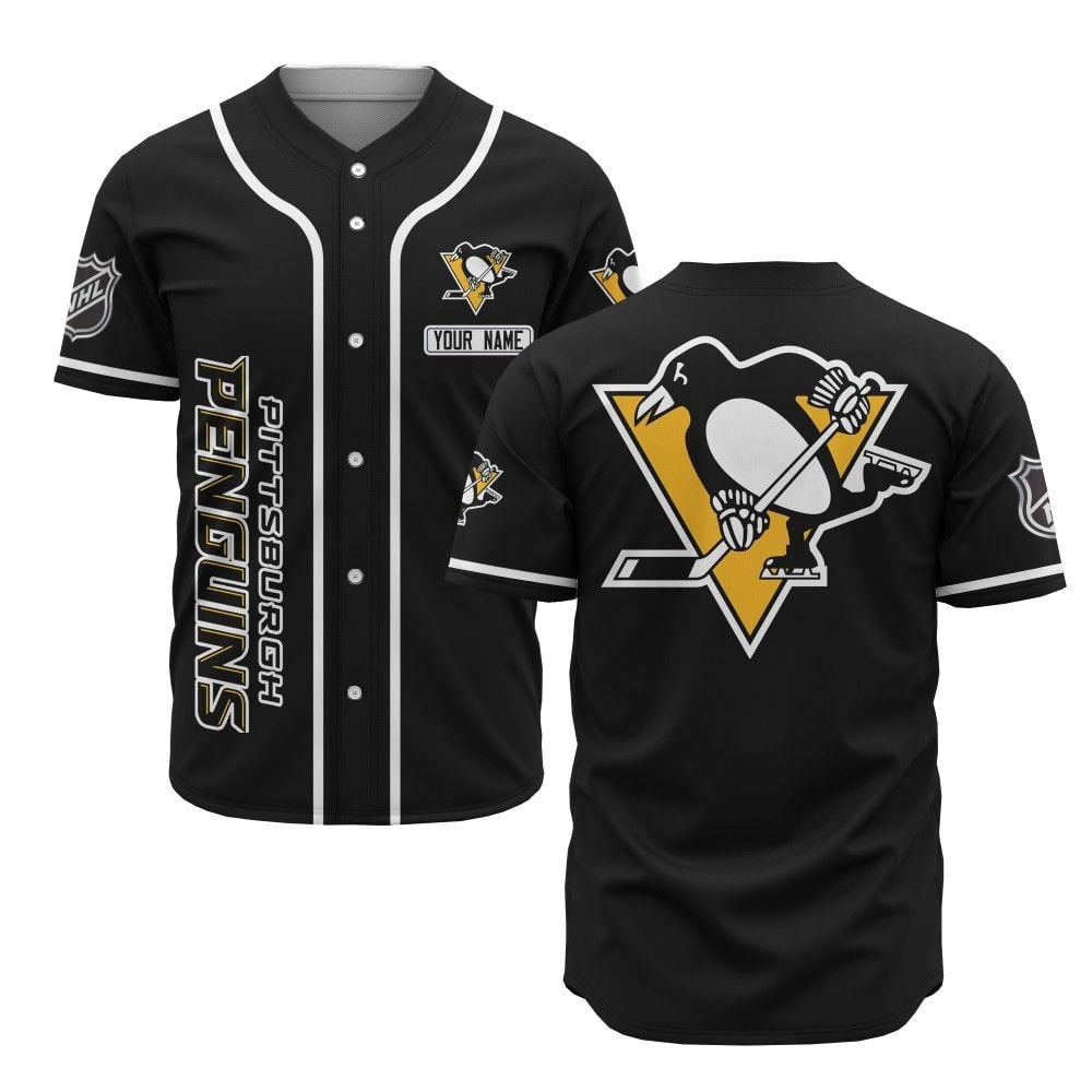 Pittsburgh Penguins Baseball Jersey BJ0035 - lylyprint.com T-Shirts, Hoodie, Sweatshirt | WearSparks.com (Image 2)