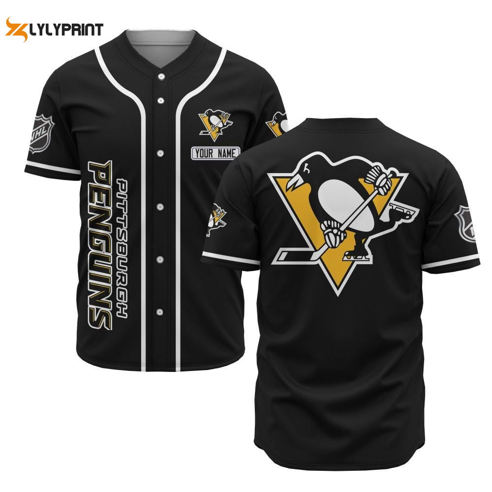 Pittsburgh Penguins Baseball Jersey BJ0035 - lylyprint.com T-Shirts, Hoodie, Sweatshirt | WearSparks.com (Image 1)