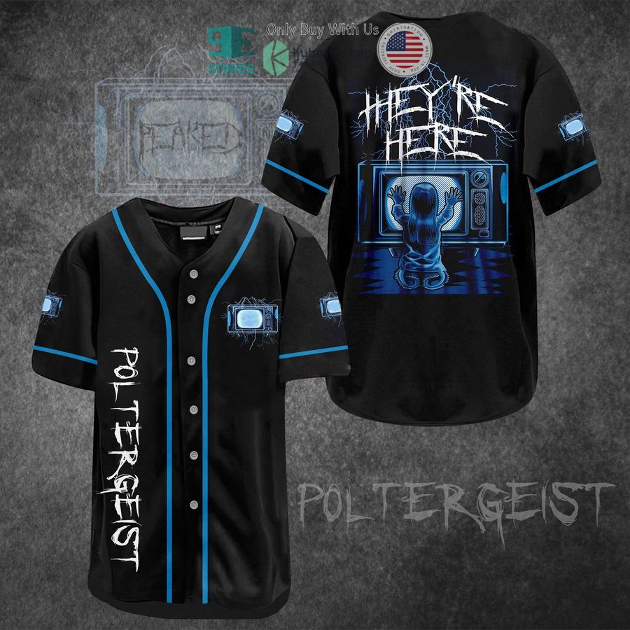 BEST Pol Tergeist They're Here Baseball Jersey