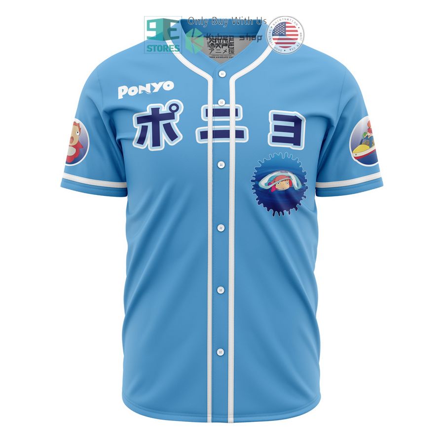 BEST Ponyo Studio Ghibli Baseball Jersey