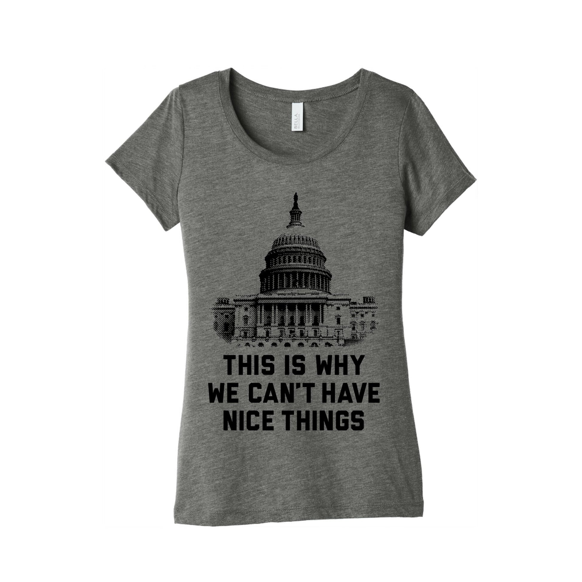 This Is Why We Can't Have Nice Things Women's Triblend Tee