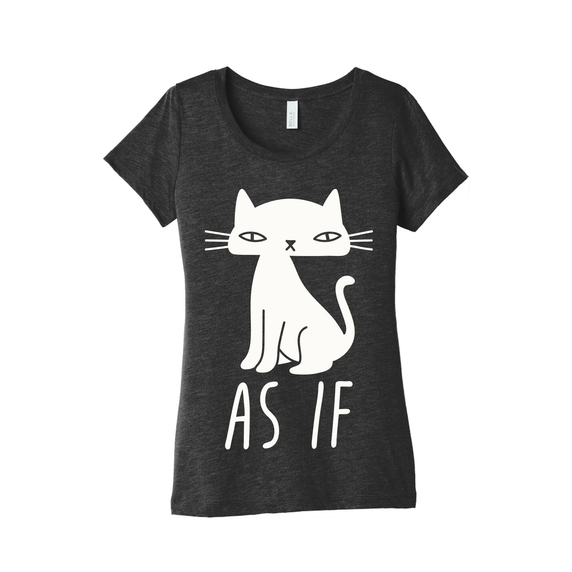 As If Cat  Women's Triblend Tee