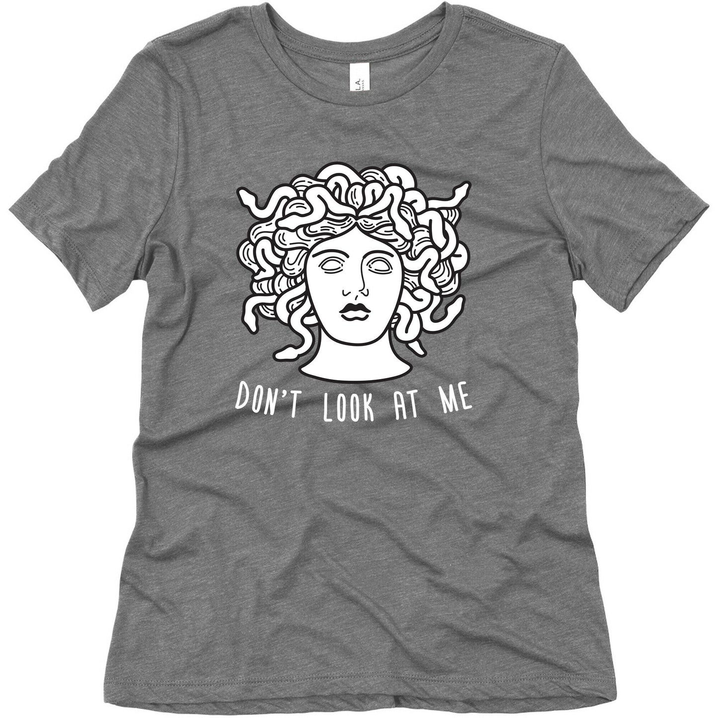 Don't Look At Me Medusa Women's Triblend Tee