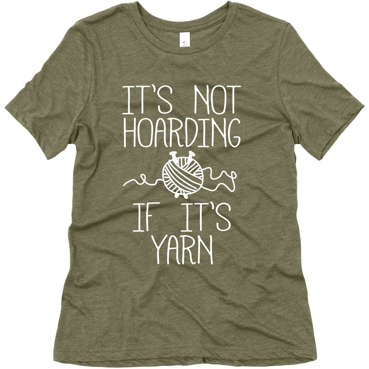 It's Not Hoarding If It's Yarn Women's Triblend Tee