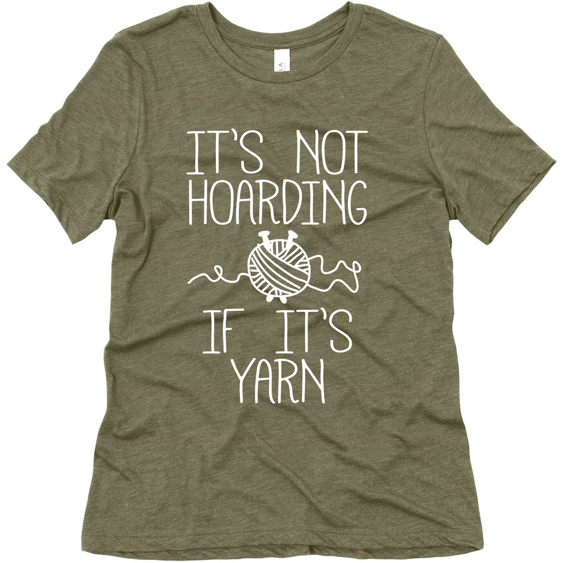 It's Not Hoarding If It's Yarn Women's Triblend Tee