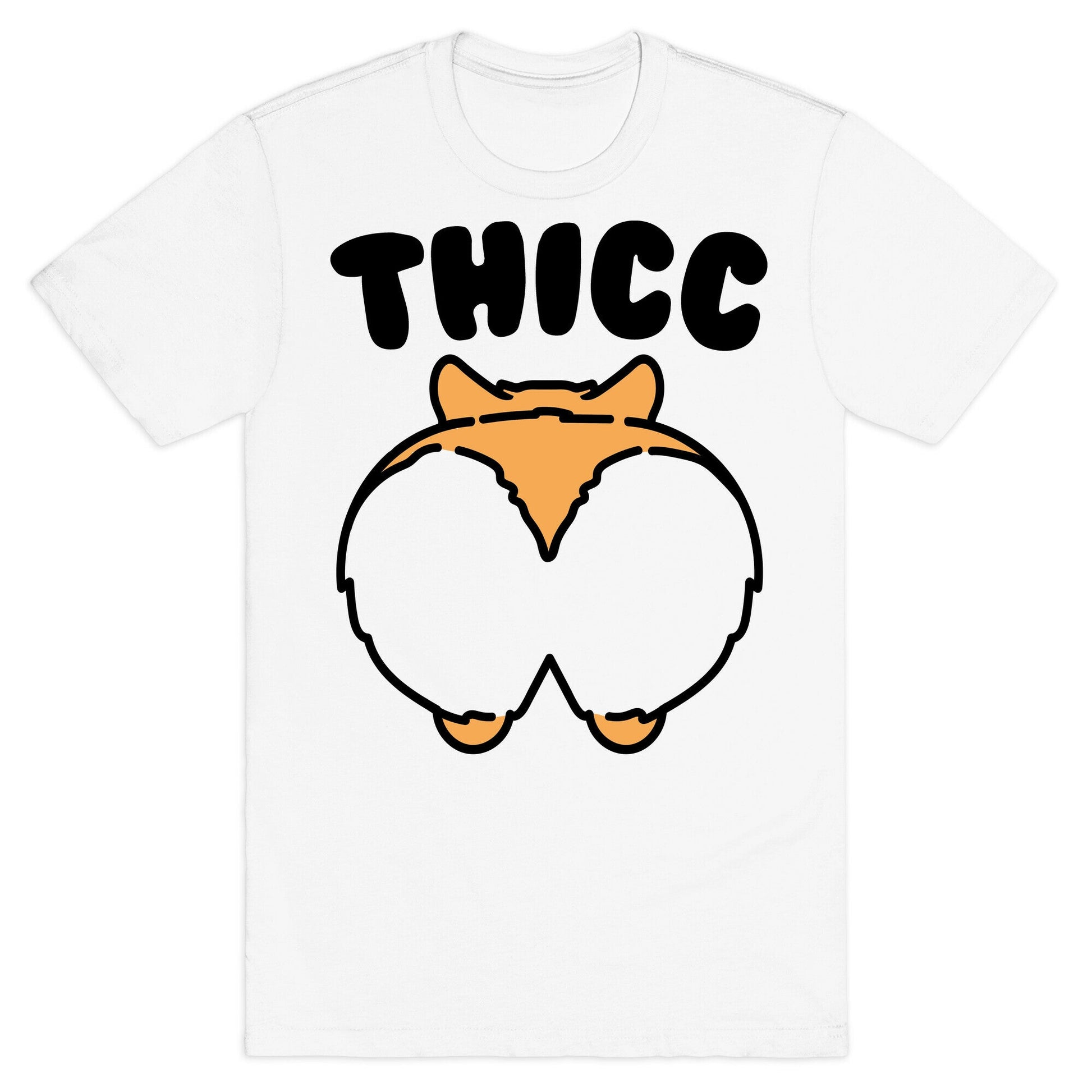 Thicc Corgi Butt Parody T-Shirt
