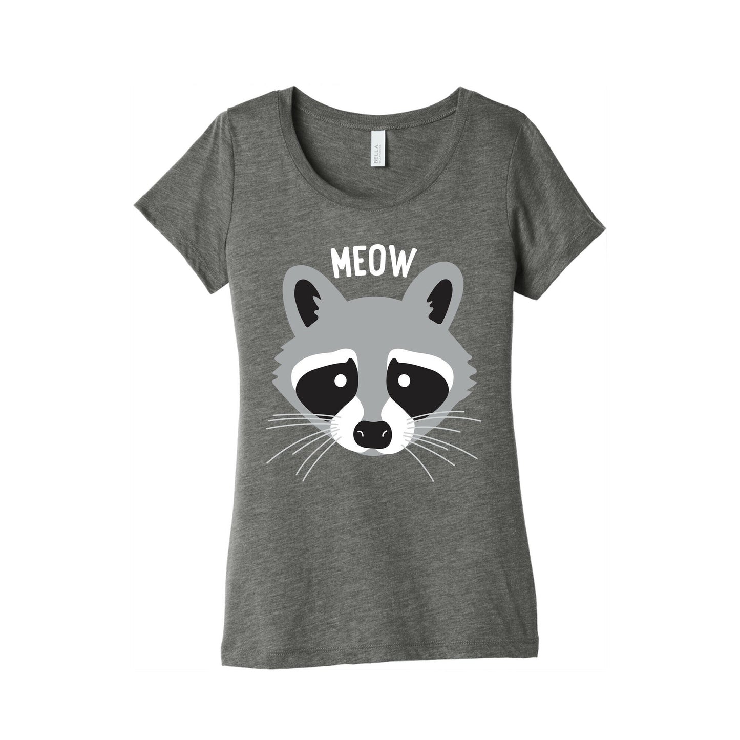 Meow Raccoon Women's Triblend Tee