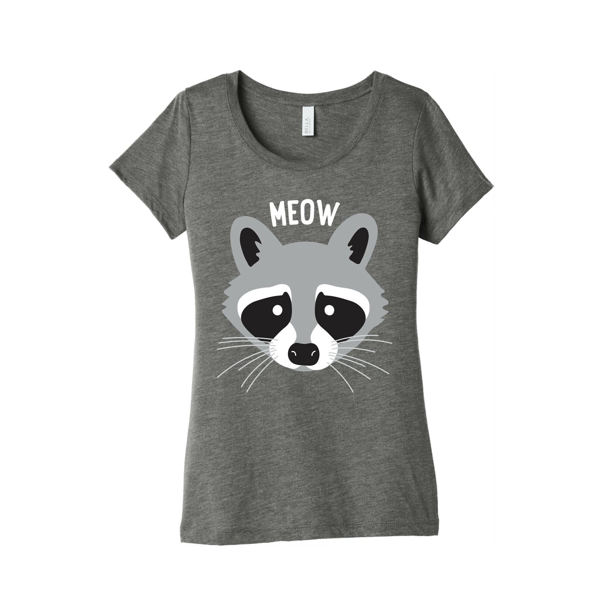 Meow Raccoon Women's Triblend Tee