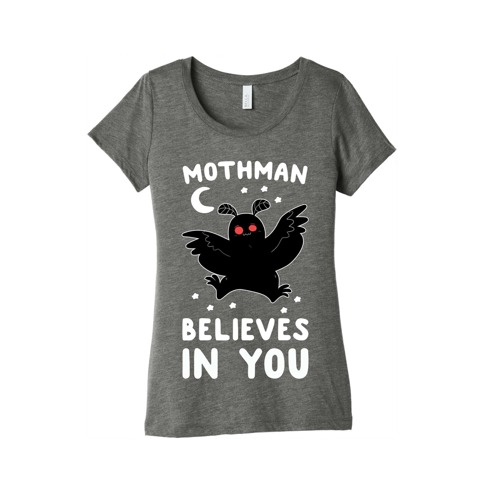 Mothman Believes in You Women's Triblend Tee