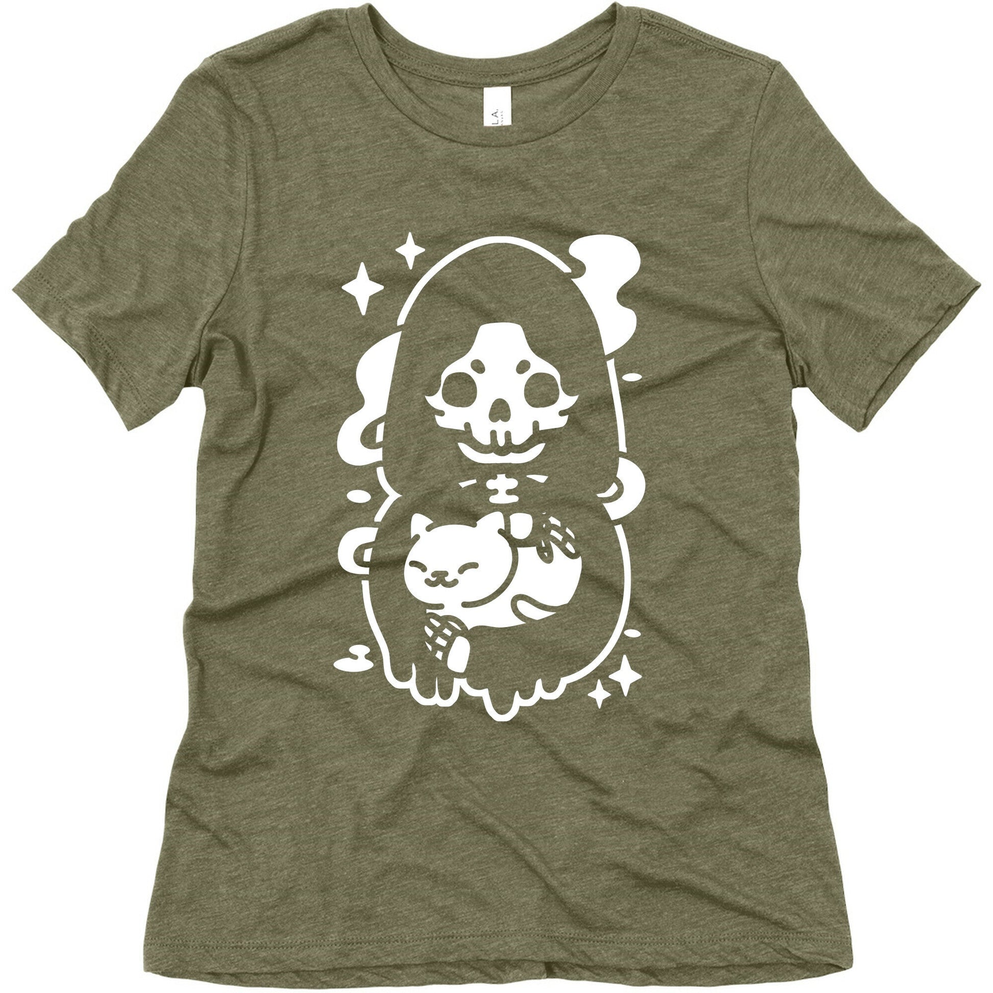 Death and Kitty Women's Triblend Tee
