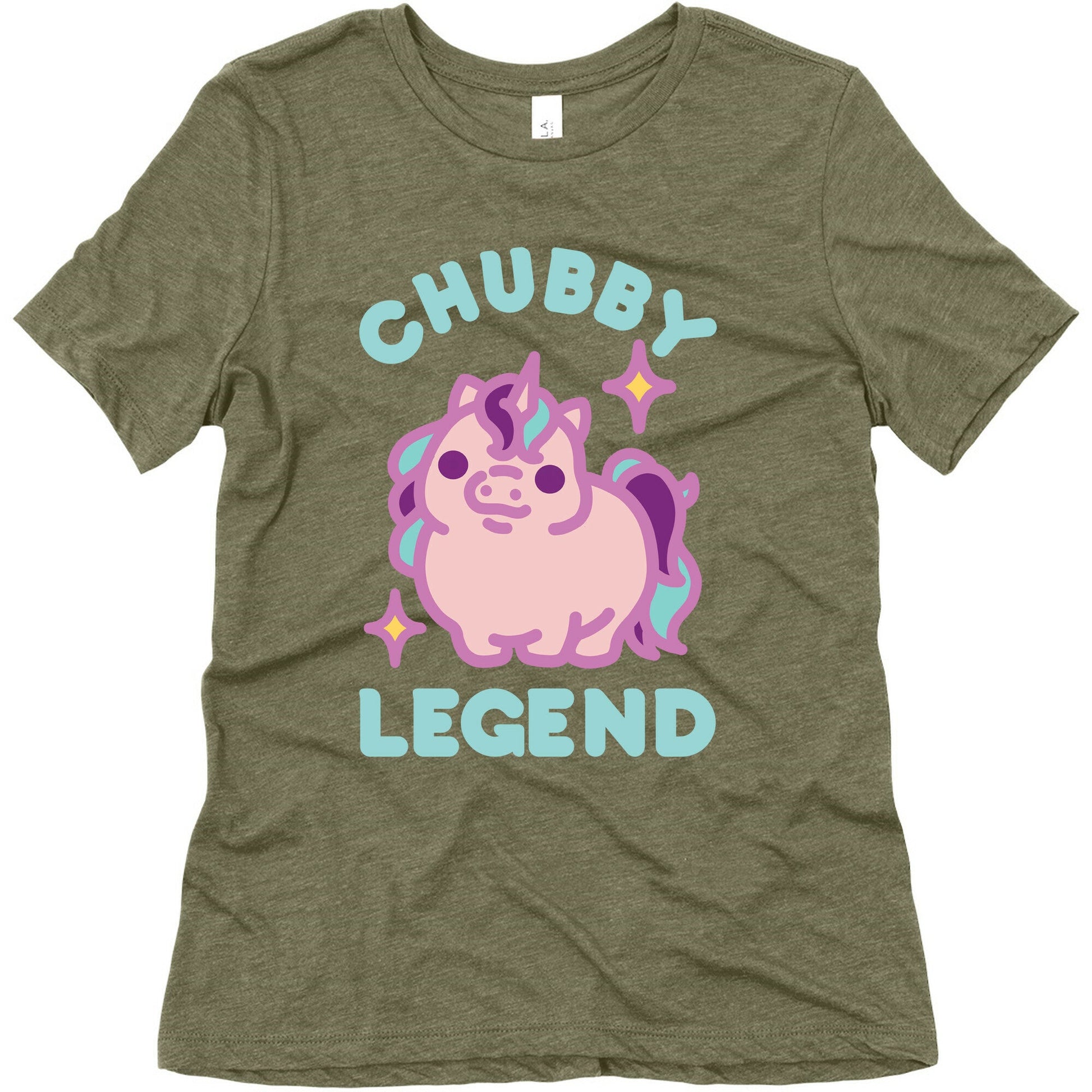 Chubby Legend Unicorn Women's Triblend Tee