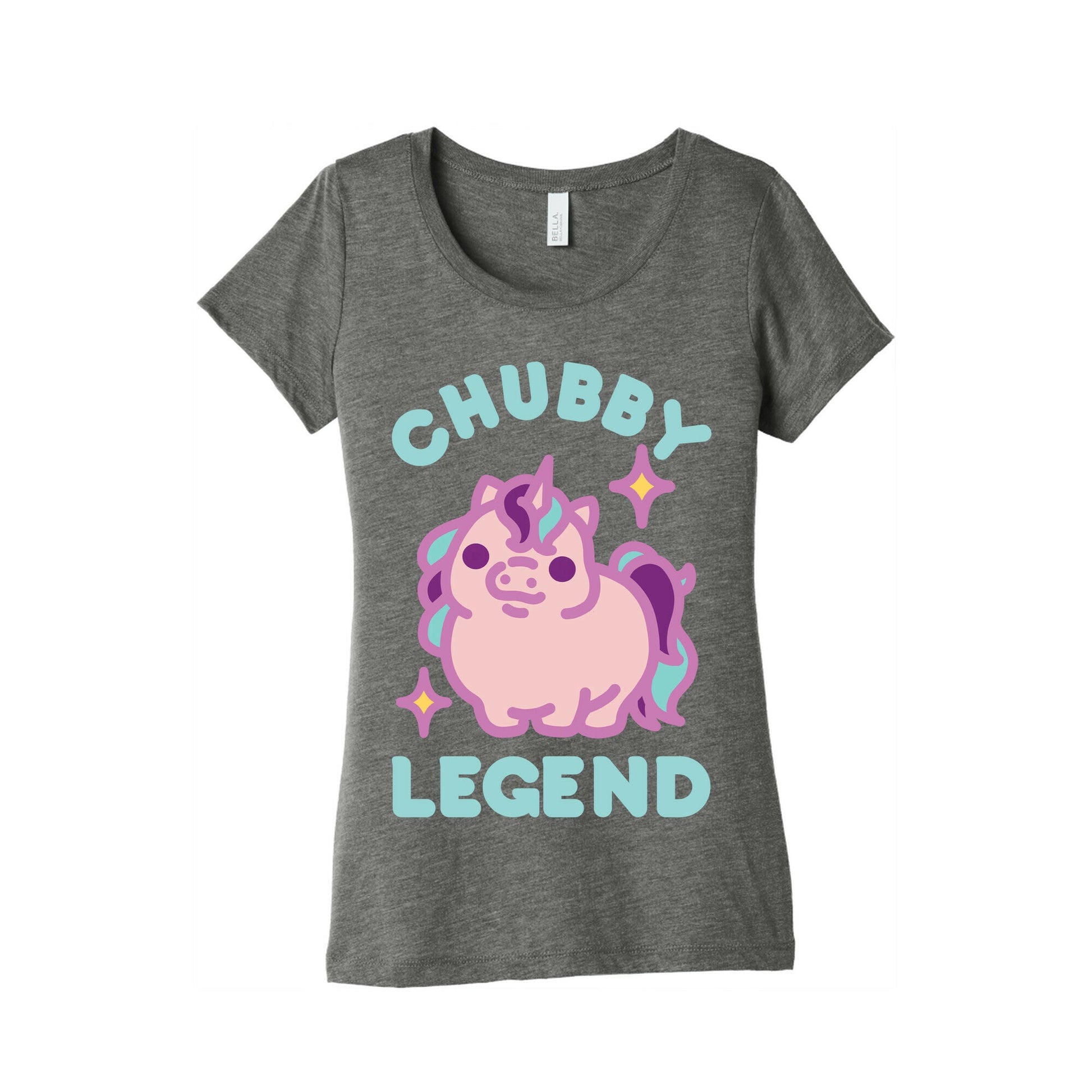 Chubby Legend Unicorn Women's Triblend Tee