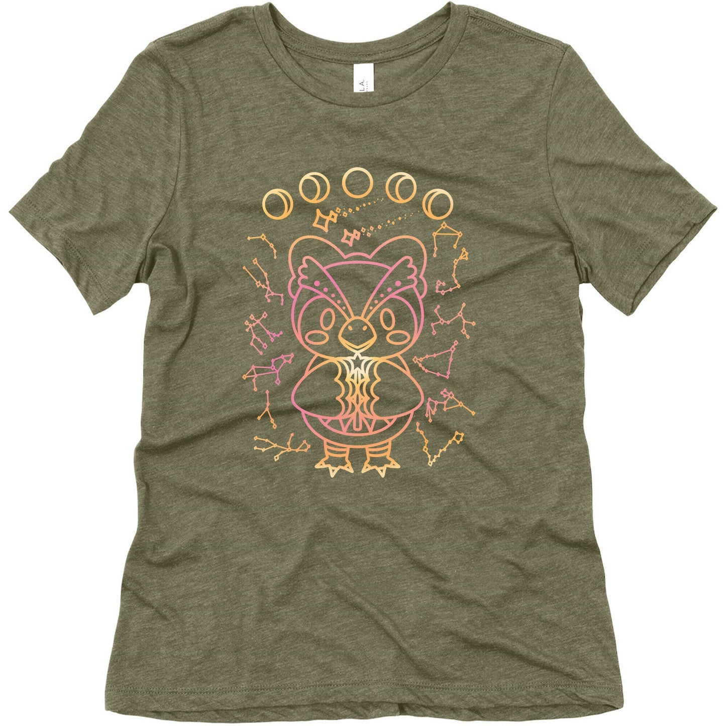 Celestial Astrology Owl Women's Triblend Tee