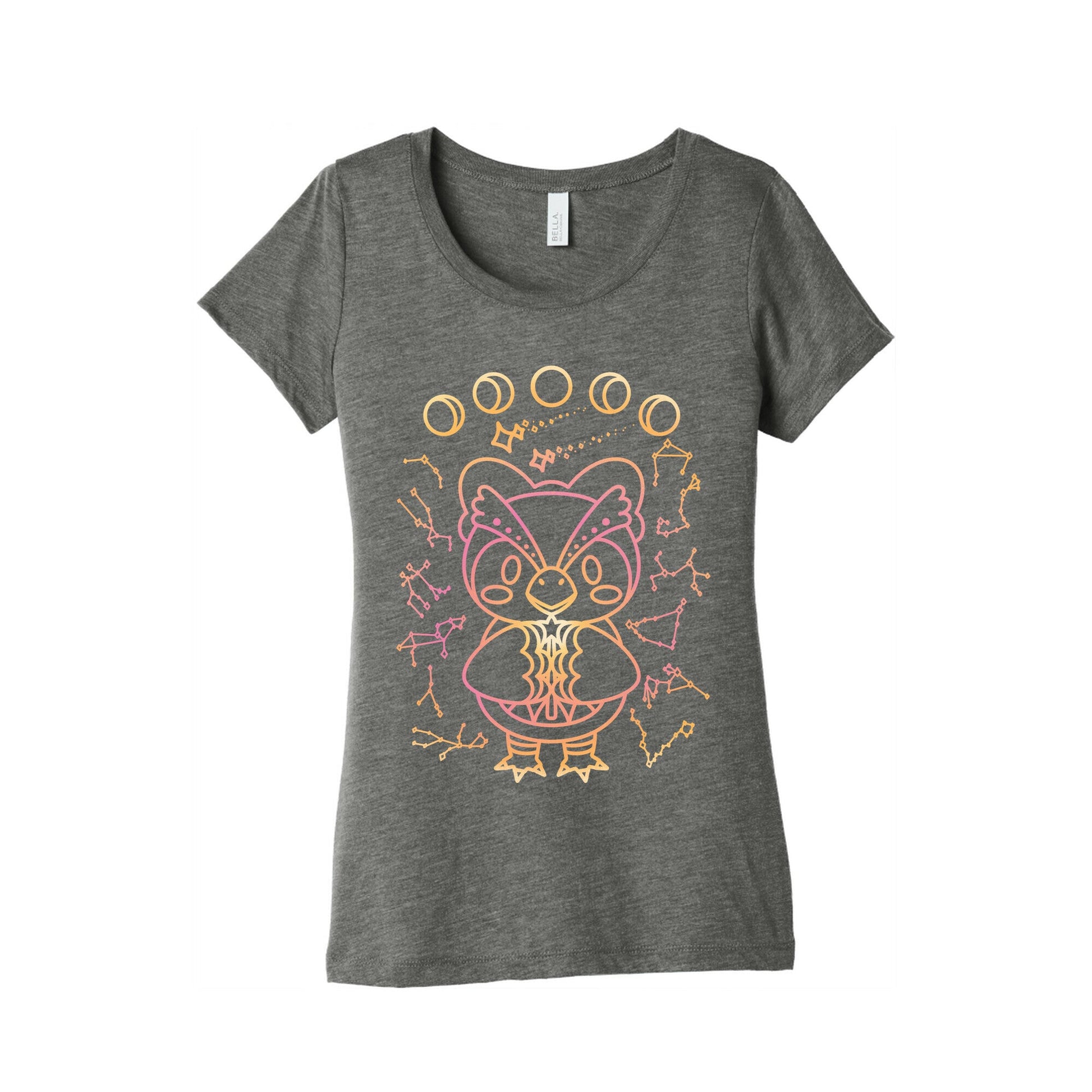 Celestial Astrology Owl Women's Triblend Tee