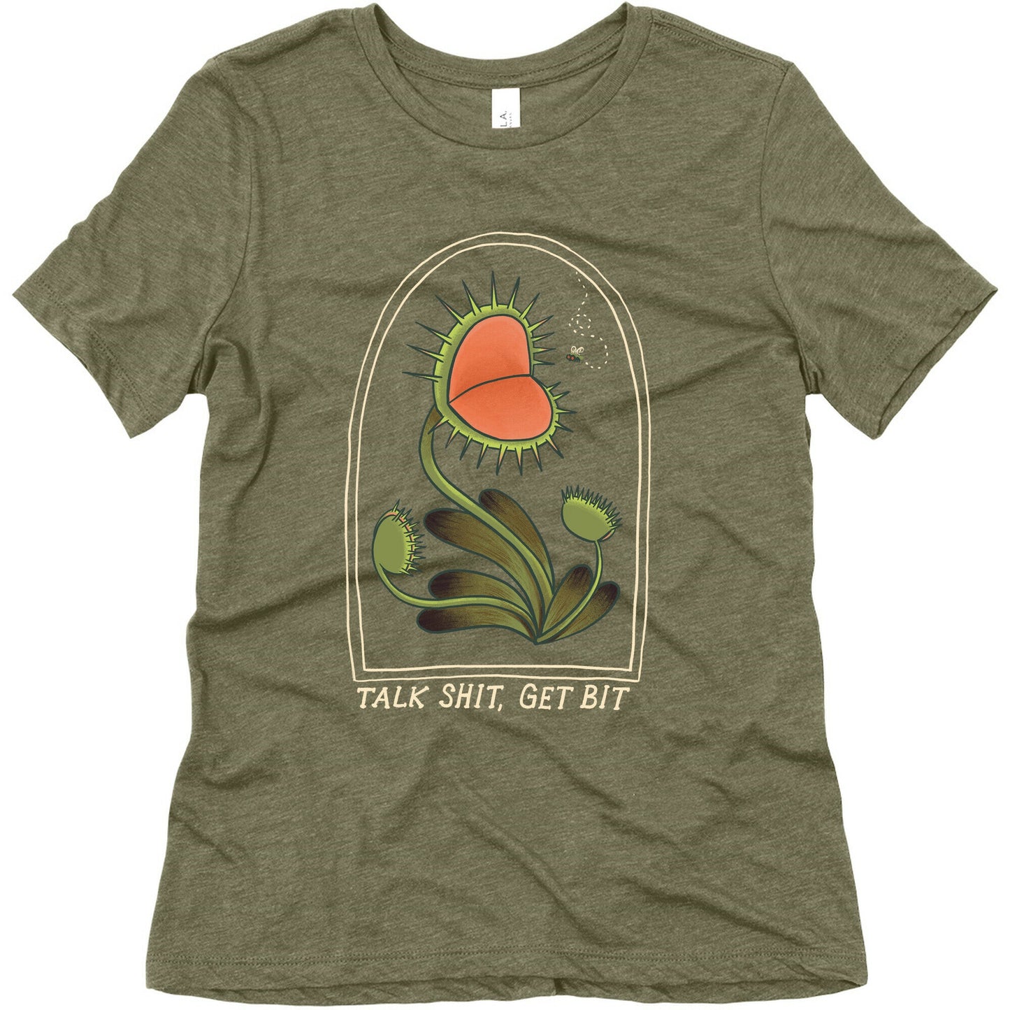 Talk Shit, Get Bit Venus Flytrap  Women's Triblend Tee