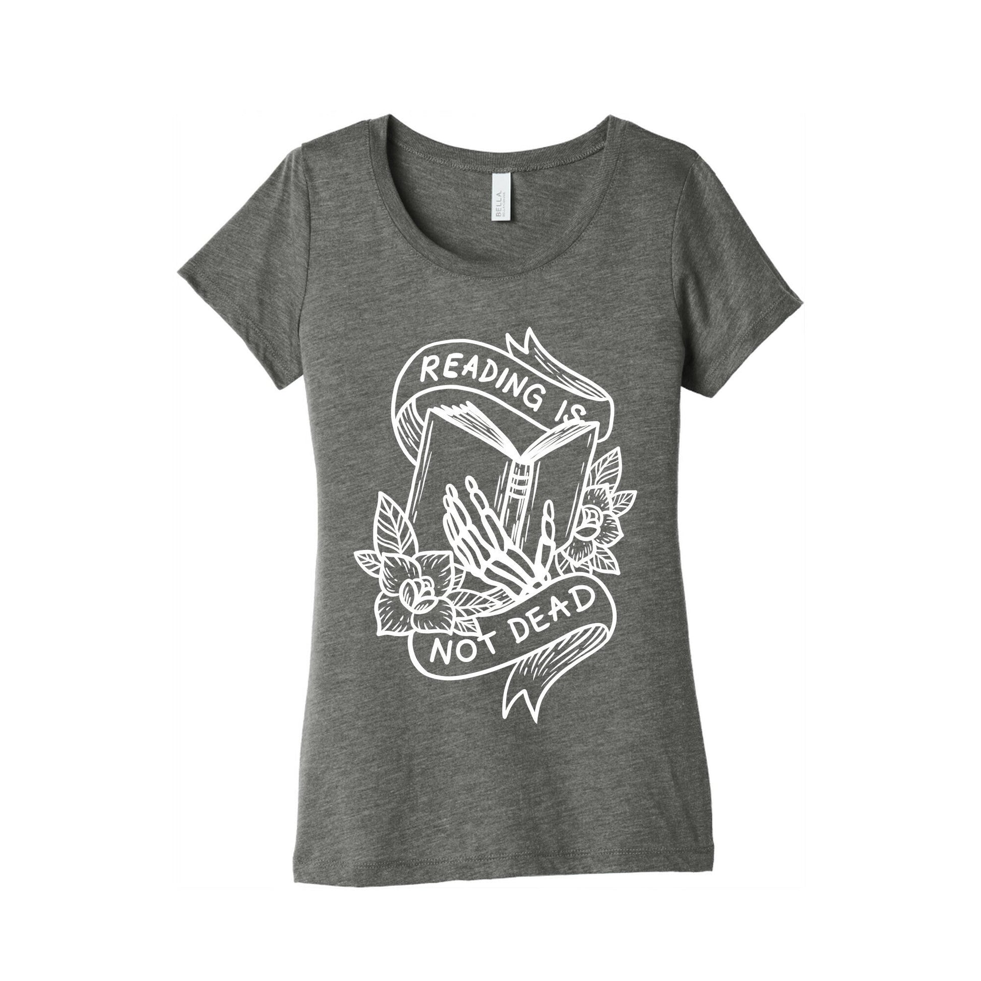 Reading Is Not Dead Women's Triblend Tee