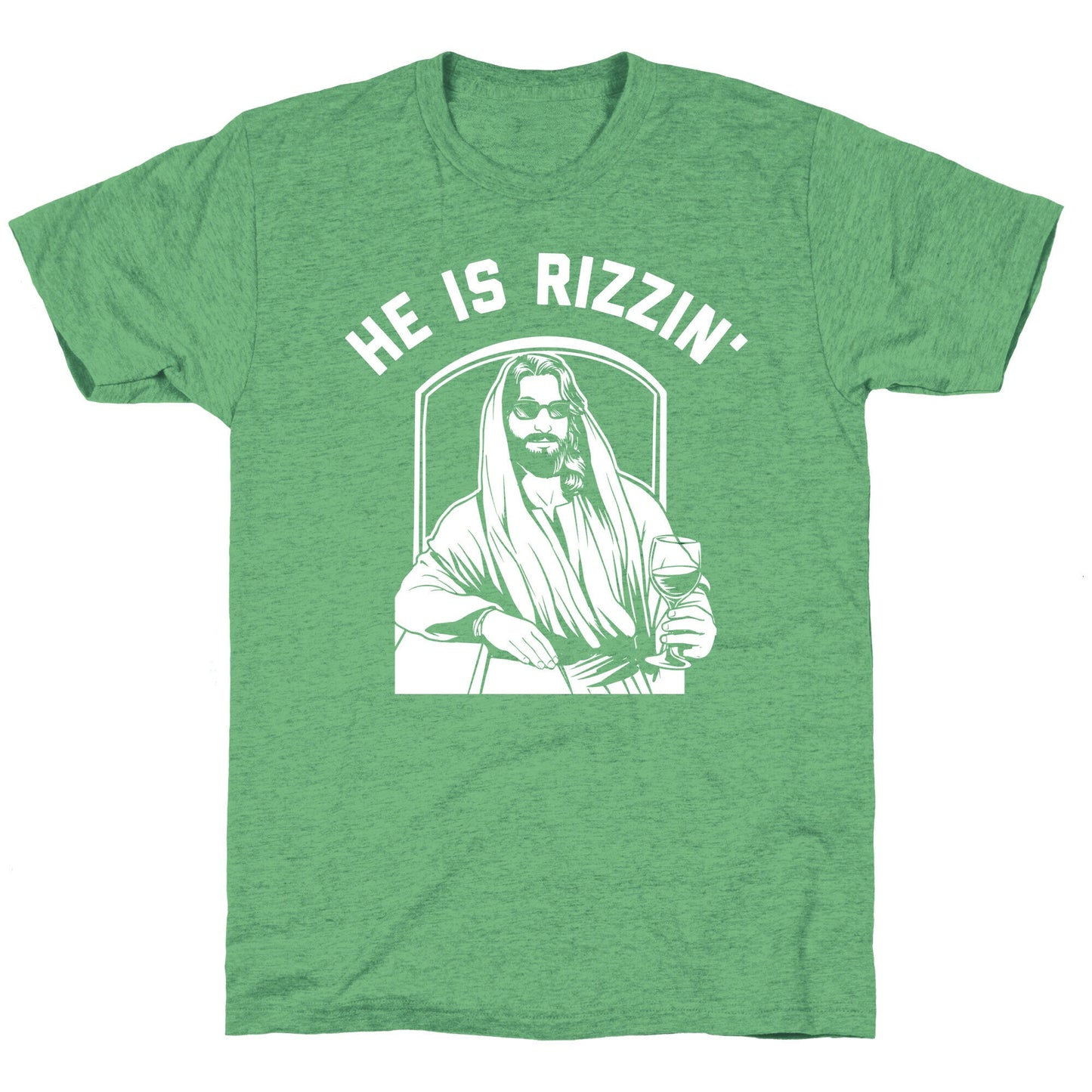 He Is Rizzin' Triblend Tee
