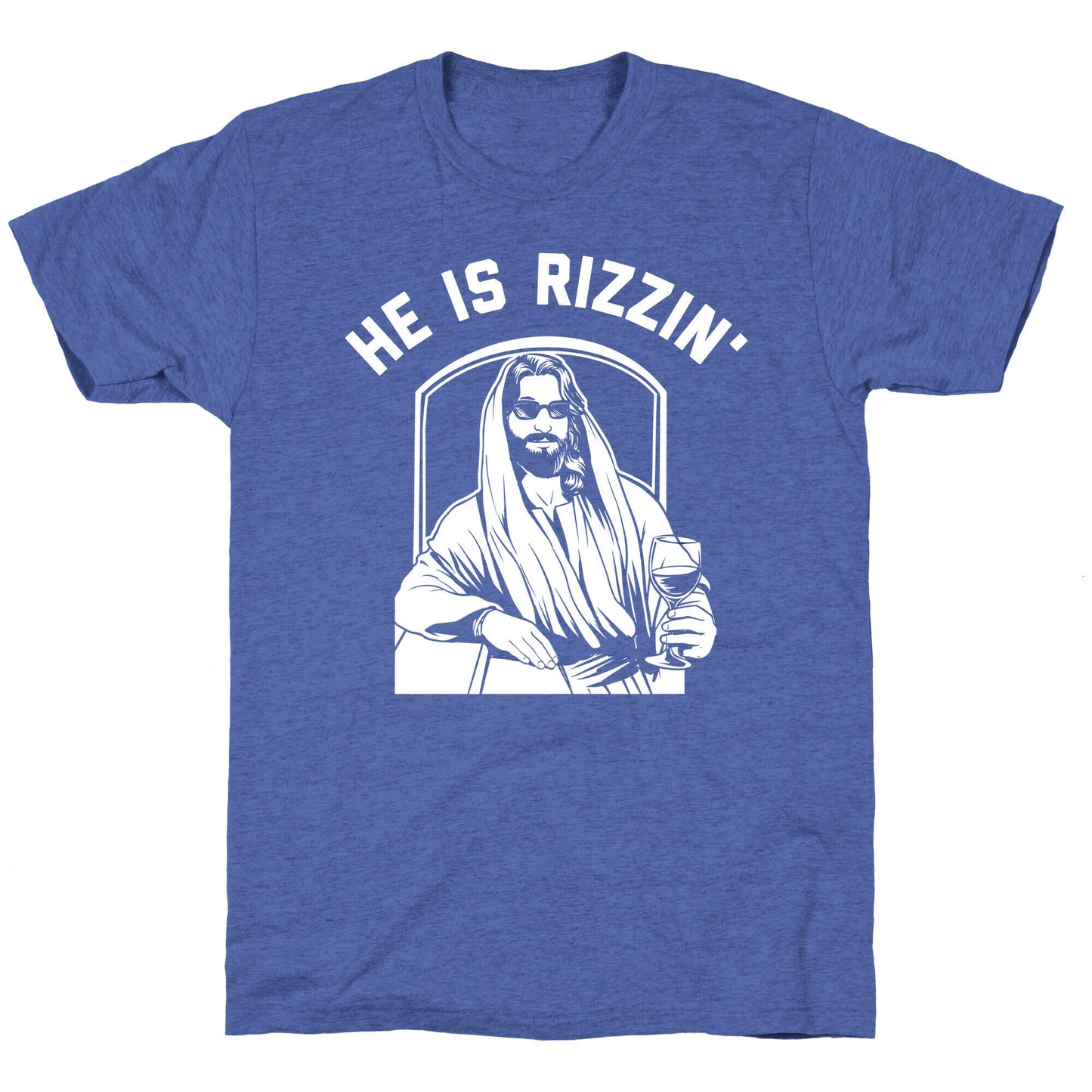 He Is Rizzin' Triblend Tee