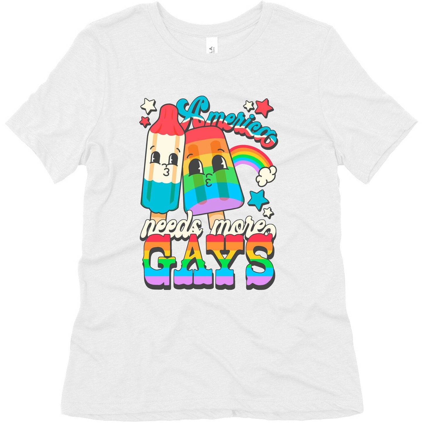 America Needs More Gays Womens Triblend Tee