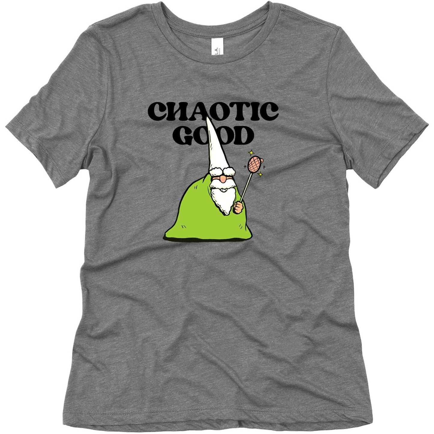 Chaotic Good Gnome Womens Triblend Tee