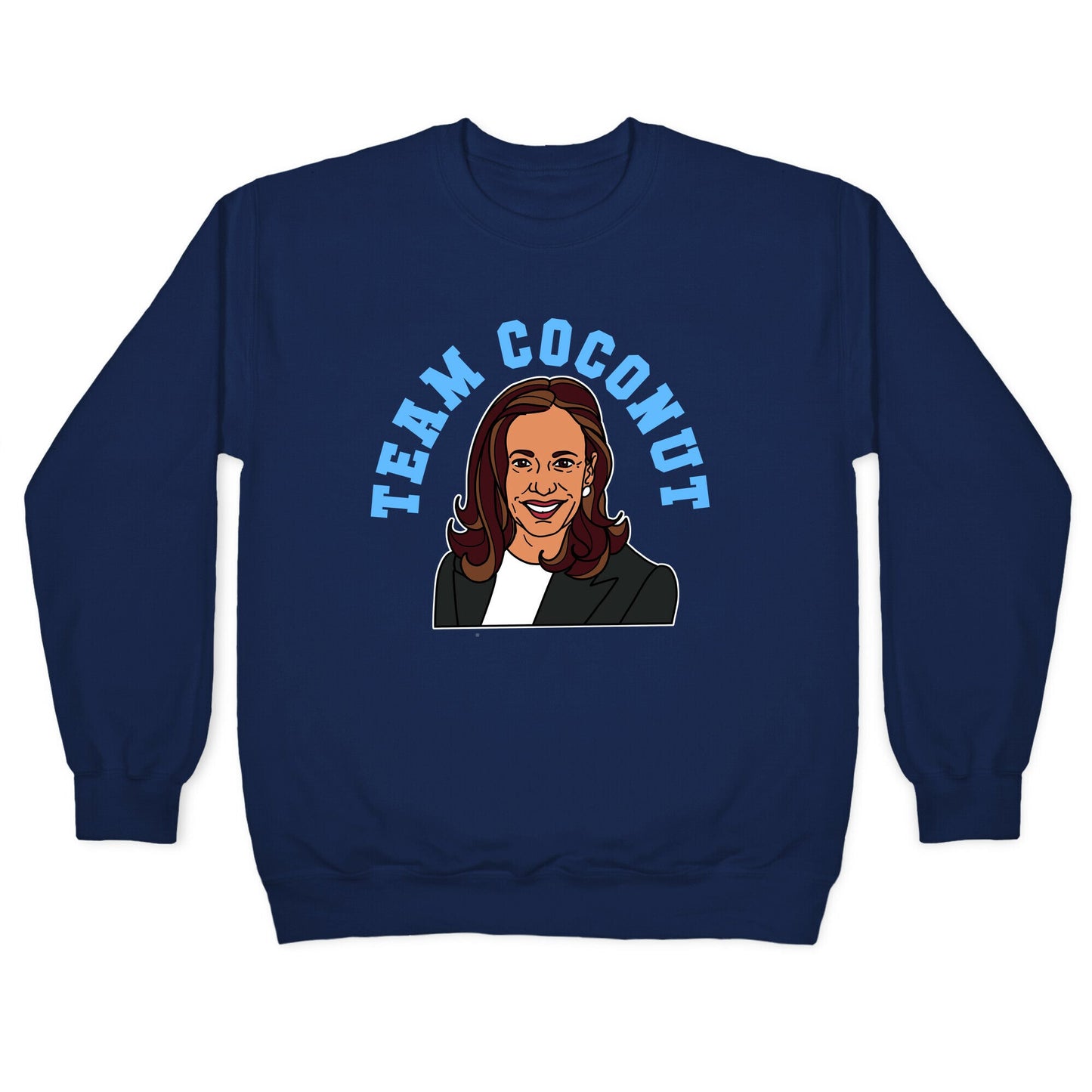 Team Coconut Kamala Harris Crewneck Sweatshirt