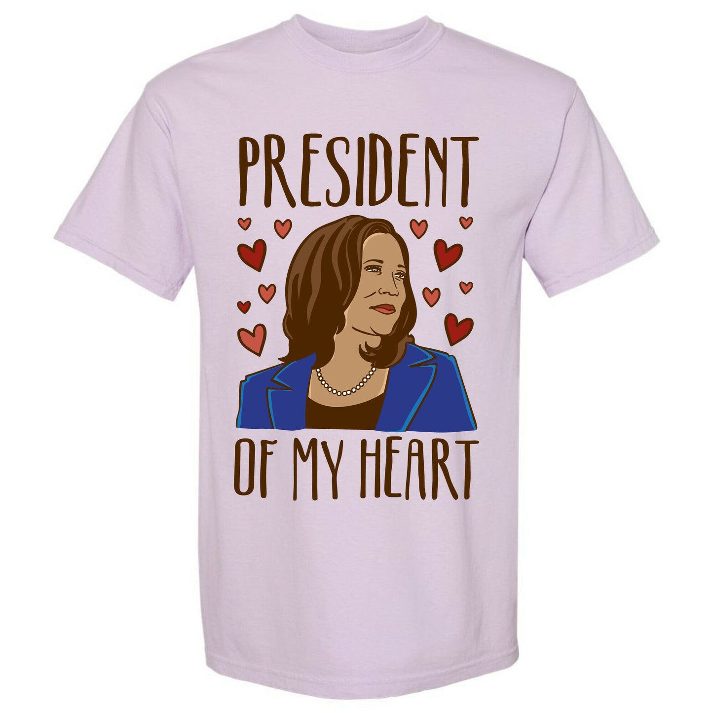 President of My Heart \(Kamala Harris 2024\) Unisex Heavy Cotton Tee