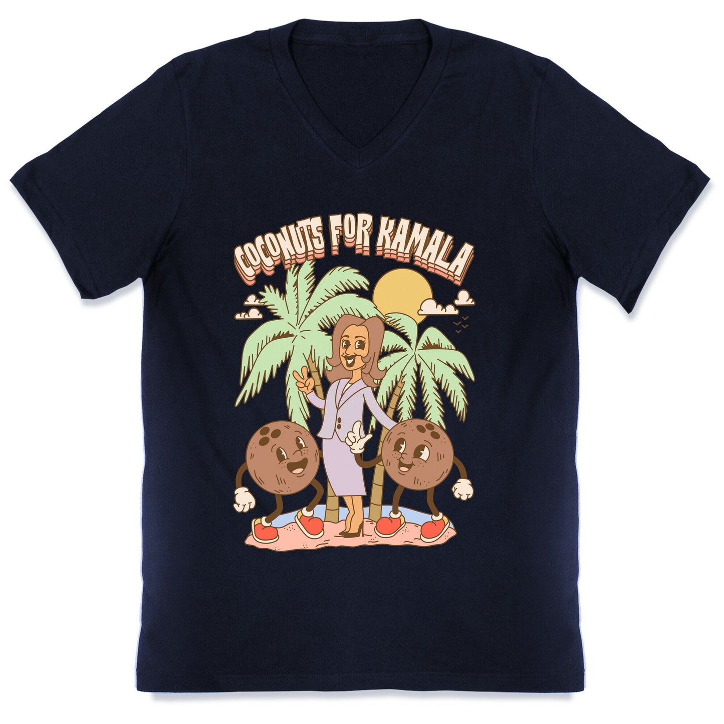Coconuts For Kamala V-Neck