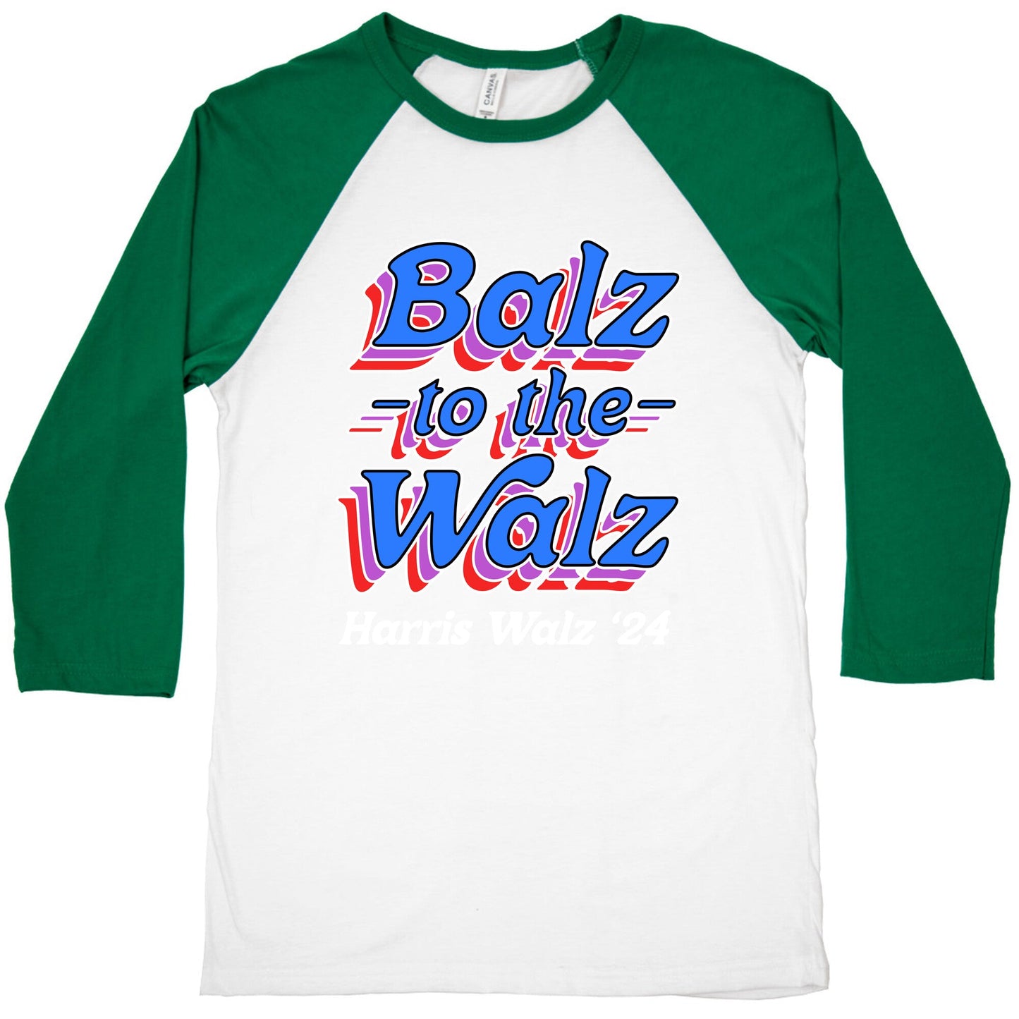 Balz to the Walz \(Harris Walz 2024\) Baseball Tee