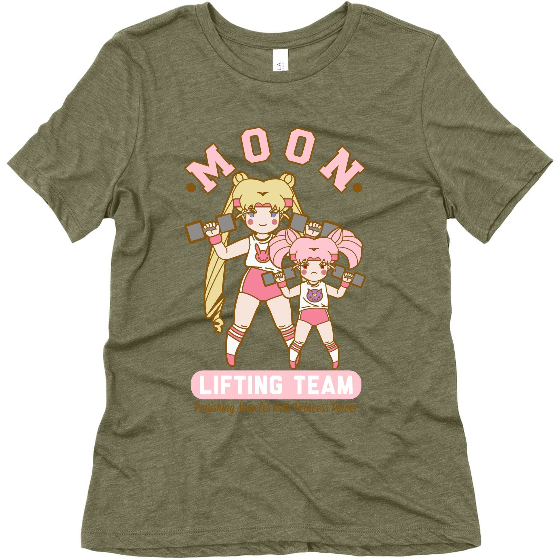 Moon Lifting Team Parody Women's Triblend Tee