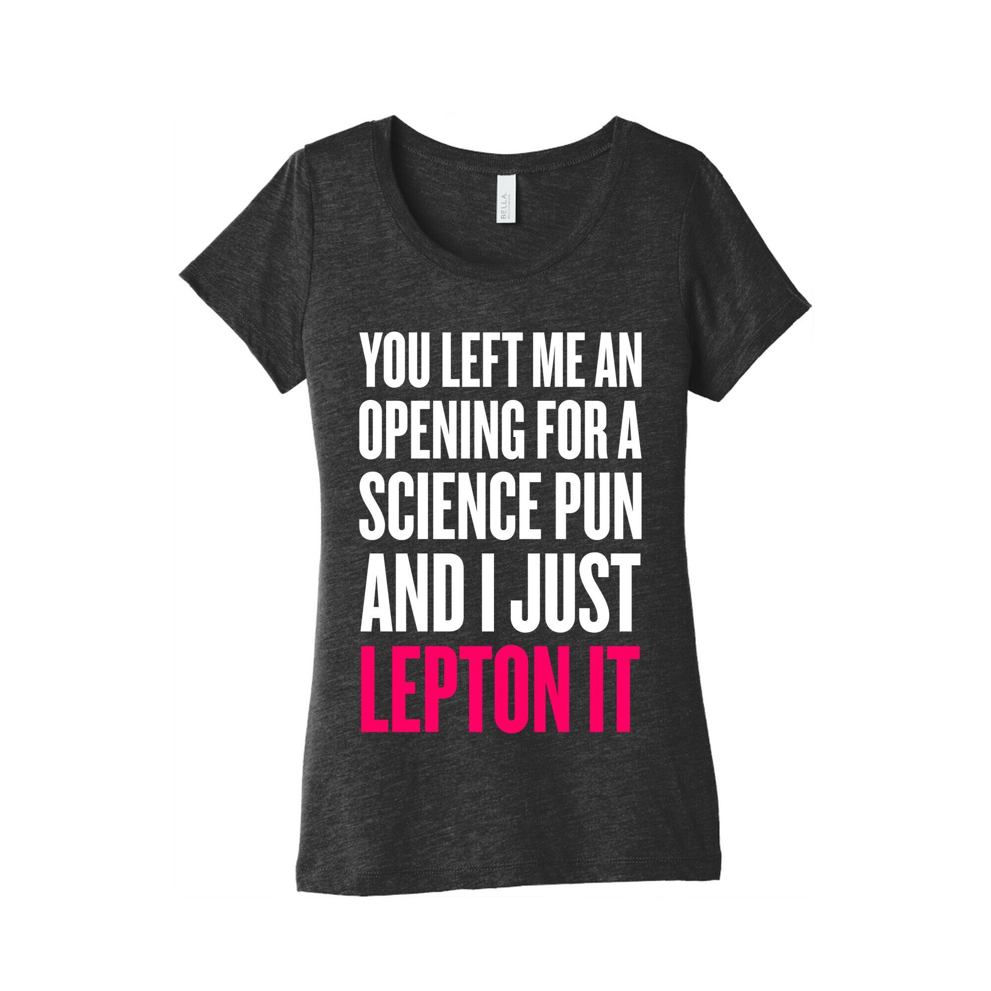 You Left Me An Opening For A Science Pun Women's Triblend Tee