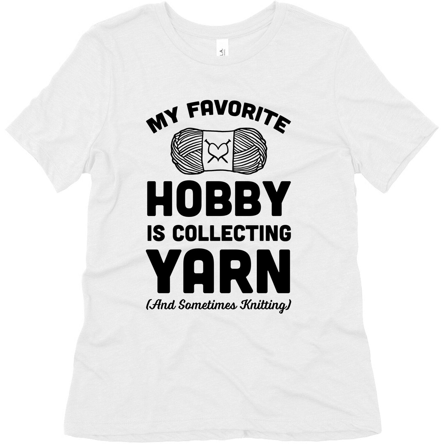 My Favorite Hobby Is Collecting Yarn Women's Triblend Tee
