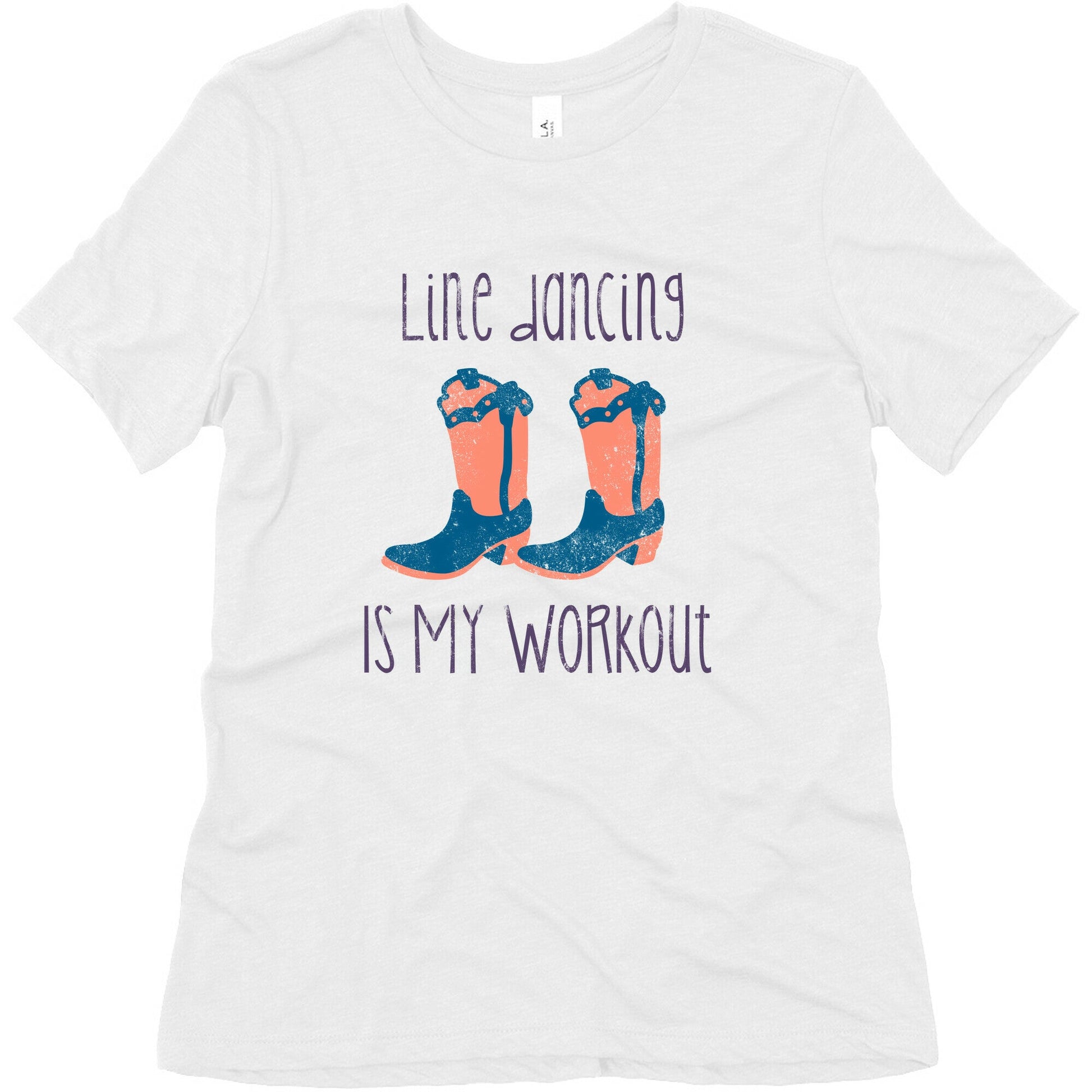 Line Dancing Is My Workout Women's Triblend Tee