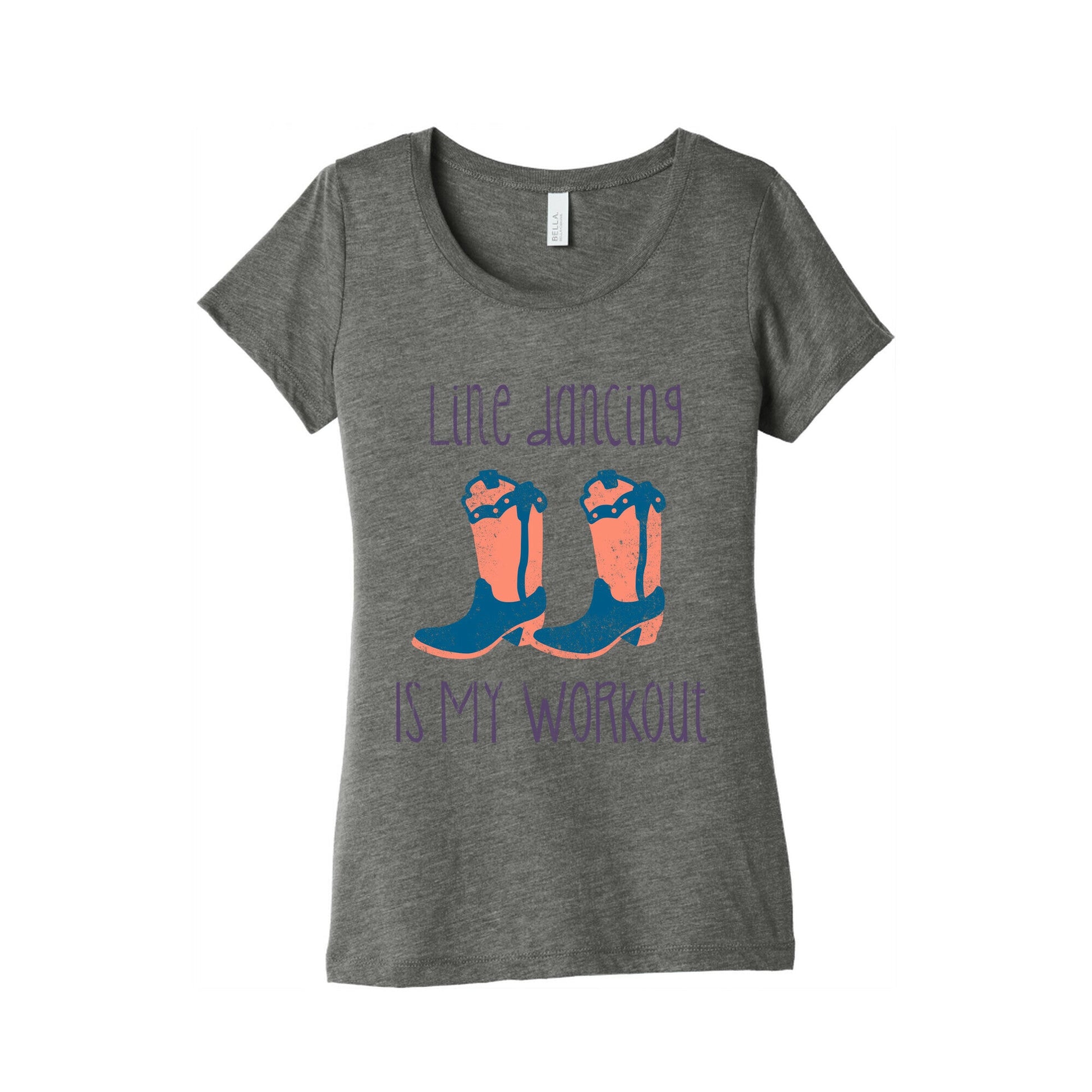 Line Dancing Is My Workout Women's Triblend Tee