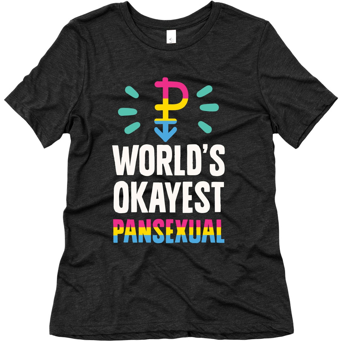 World's Okayest Pansexual Women's Triblend Tee