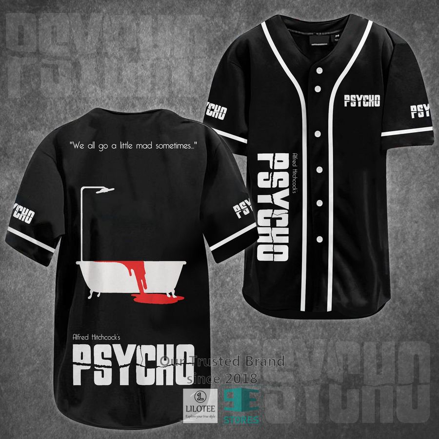 Psycho Horror Movie Baseball Jersey