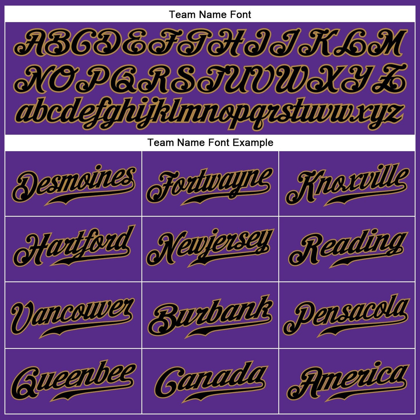 Custom Purple Black Pinstripe Black-Old Gold Authentic Baseball Jersey