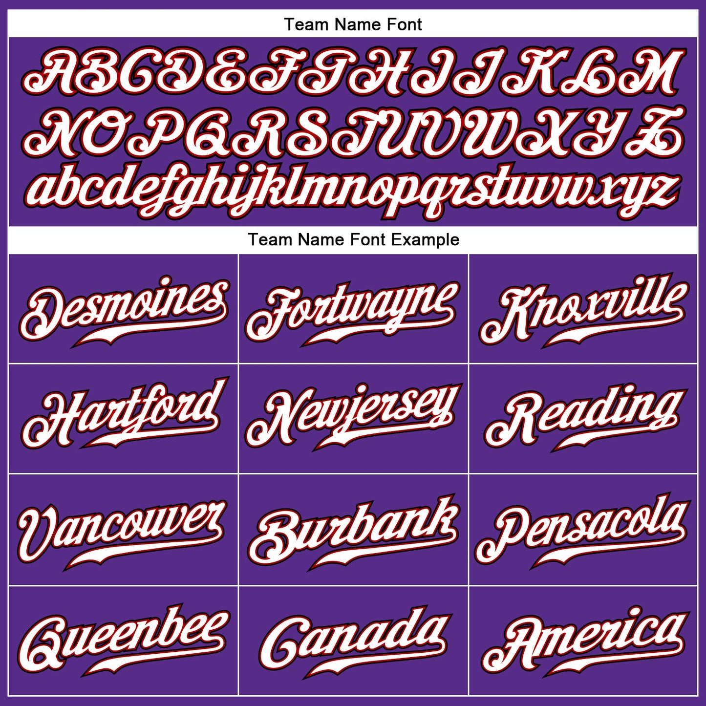 Custom Purple Black Pinstripe White-Red Authentic Baseball Jersey