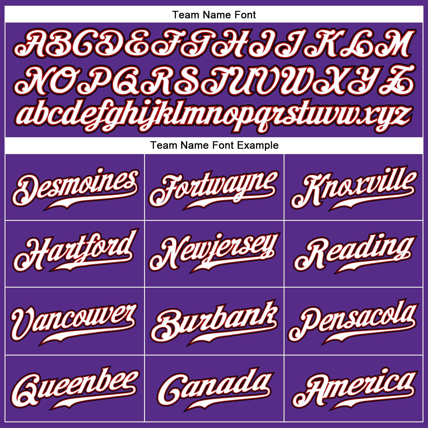 Custom Purple Black Pinstripe White-Red Authentic Baseball Jersey