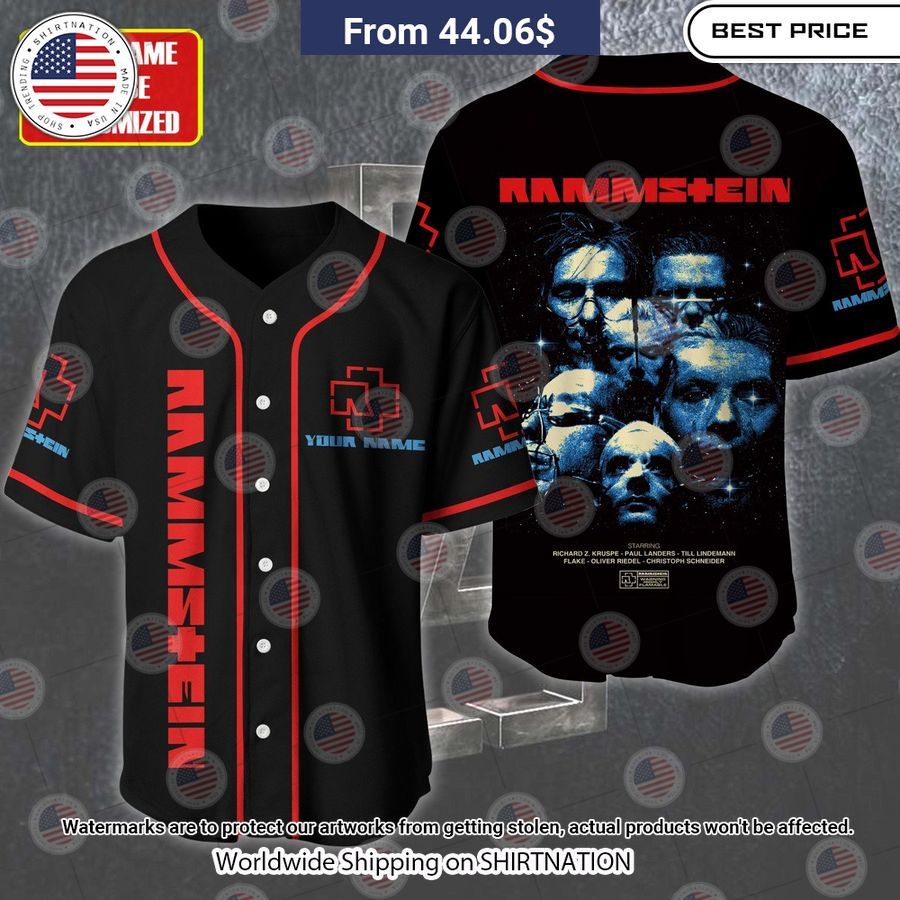 Rammstein Baseball Jersey