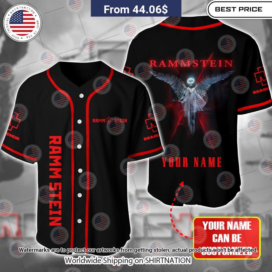 Rammstein Engel Baseball Jersey