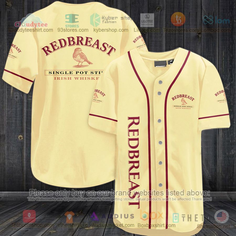 HOT Redbreast Single Pot Still logo Baseball Jersey Shirt