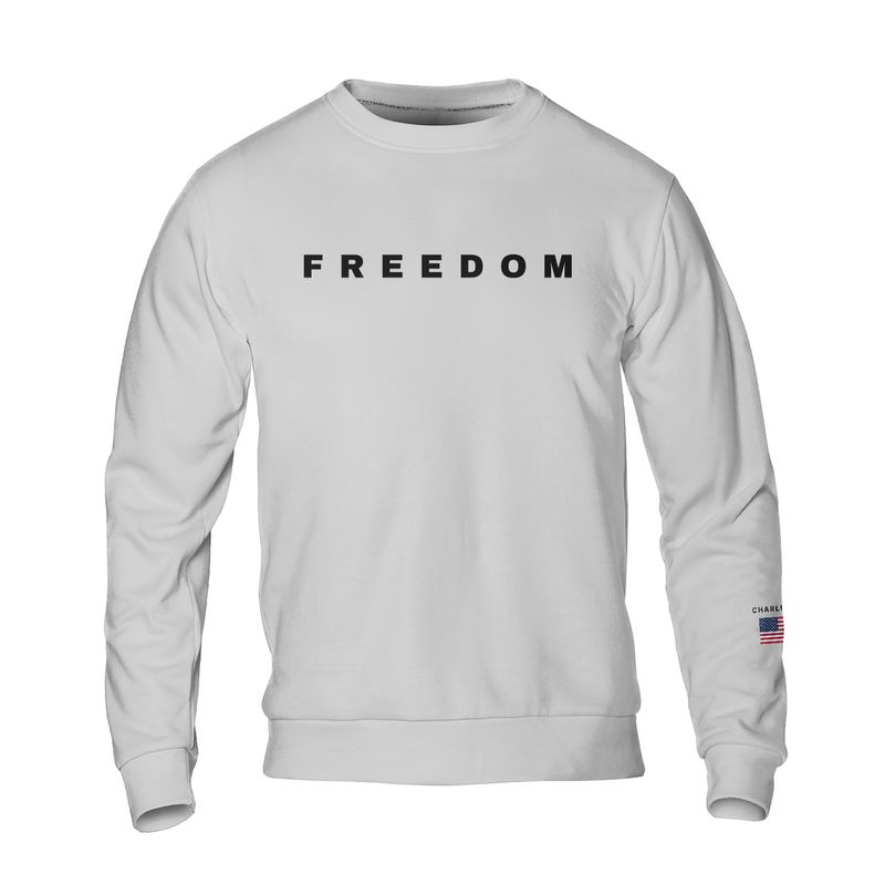 Freedom Charlie Kirk USA Flag Sweatshirt T-Shirts, Hoodie | WearSparks.com (Image 4)