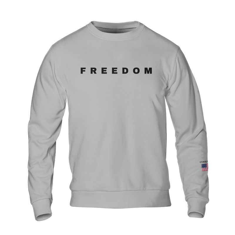 Freedom Charlie Kirk USA Flag Sweatshirt T-Shirts, Hoodie | WearSparks.com (Image 3)