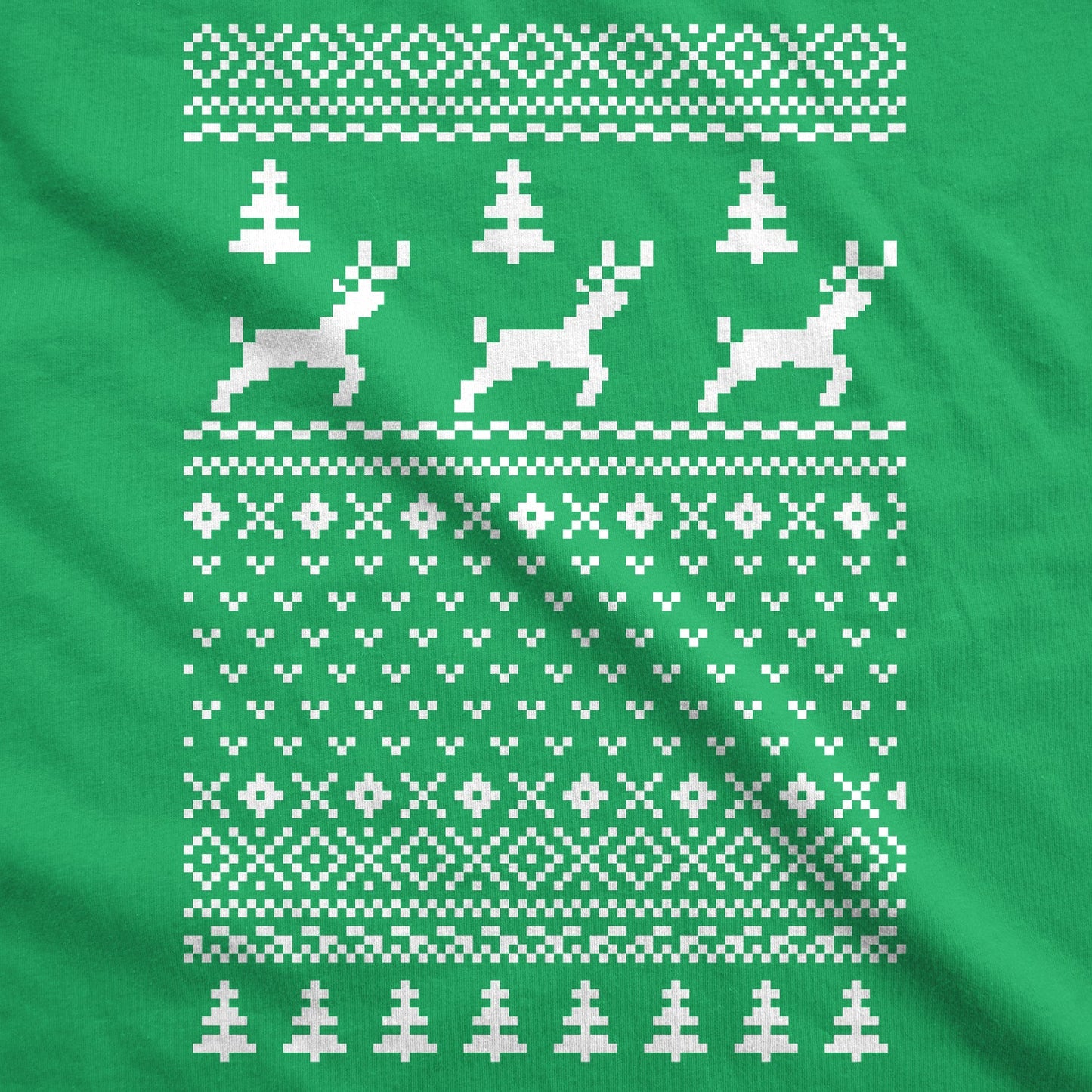 Reindeer Ugly Christmas Sweater Men's T Shirt Hoodie, Sweatshirt | WearSparks.com (Image 2)