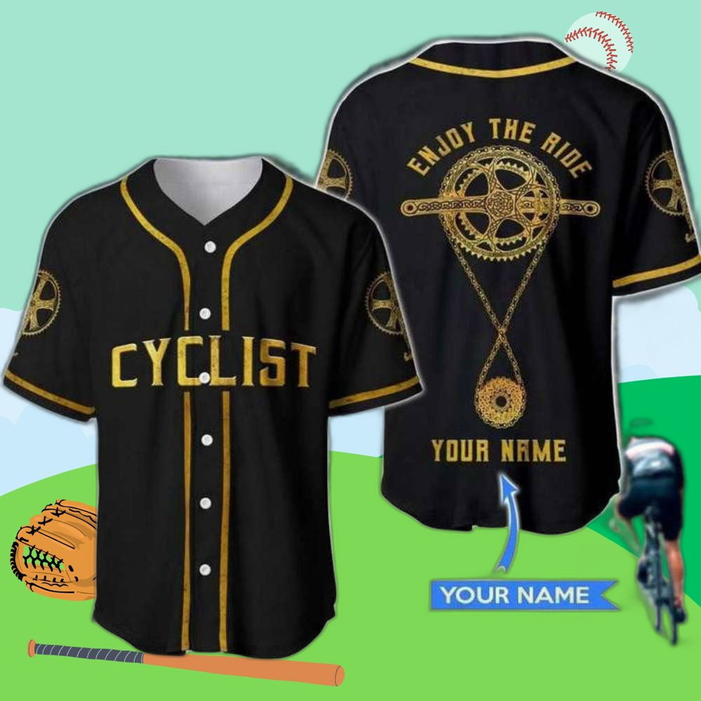Ride in Style with Personalized Cyclist Baseball Jersey