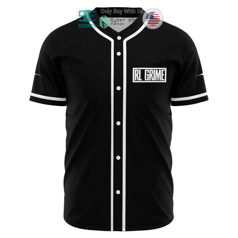 BEST RL Grims black Baseball Jersey