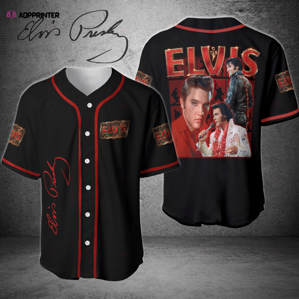 Rock n Roll Style: Elvis Presley Baseball Jersey – Limited Edition