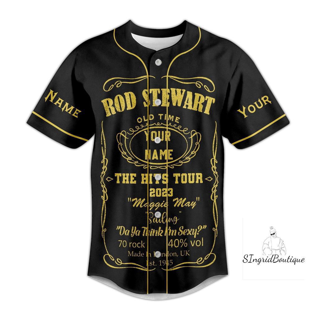 Rod Stewart Jersey Shirt, Custom Rod Stewart Baseball Jersey - lylyprint.com Hoodie, Sweatshirt | WearSparks.com (Image 2)
