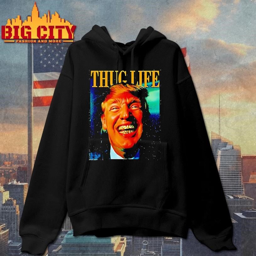 rump Thug Life Gold Grill Shirt