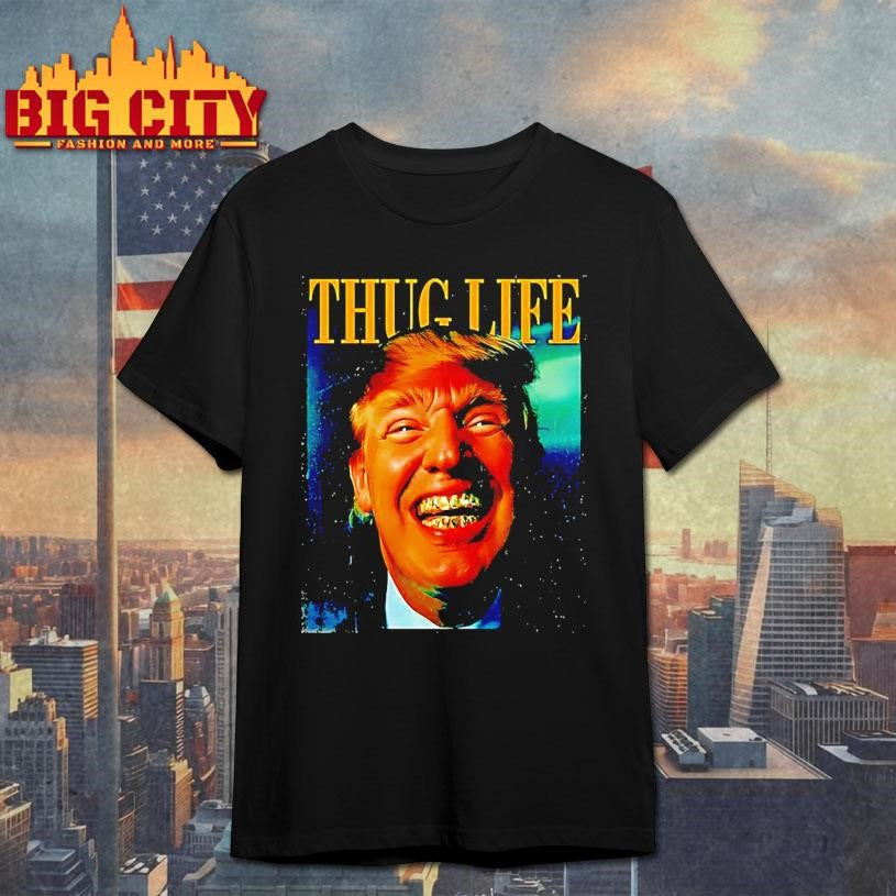 rump Thug Life Gold Grill Shirt